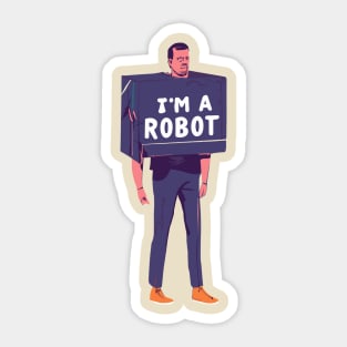 I'm a robot Sticker